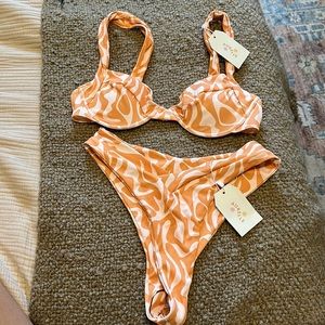 Aurelle Funky Orange bikini
